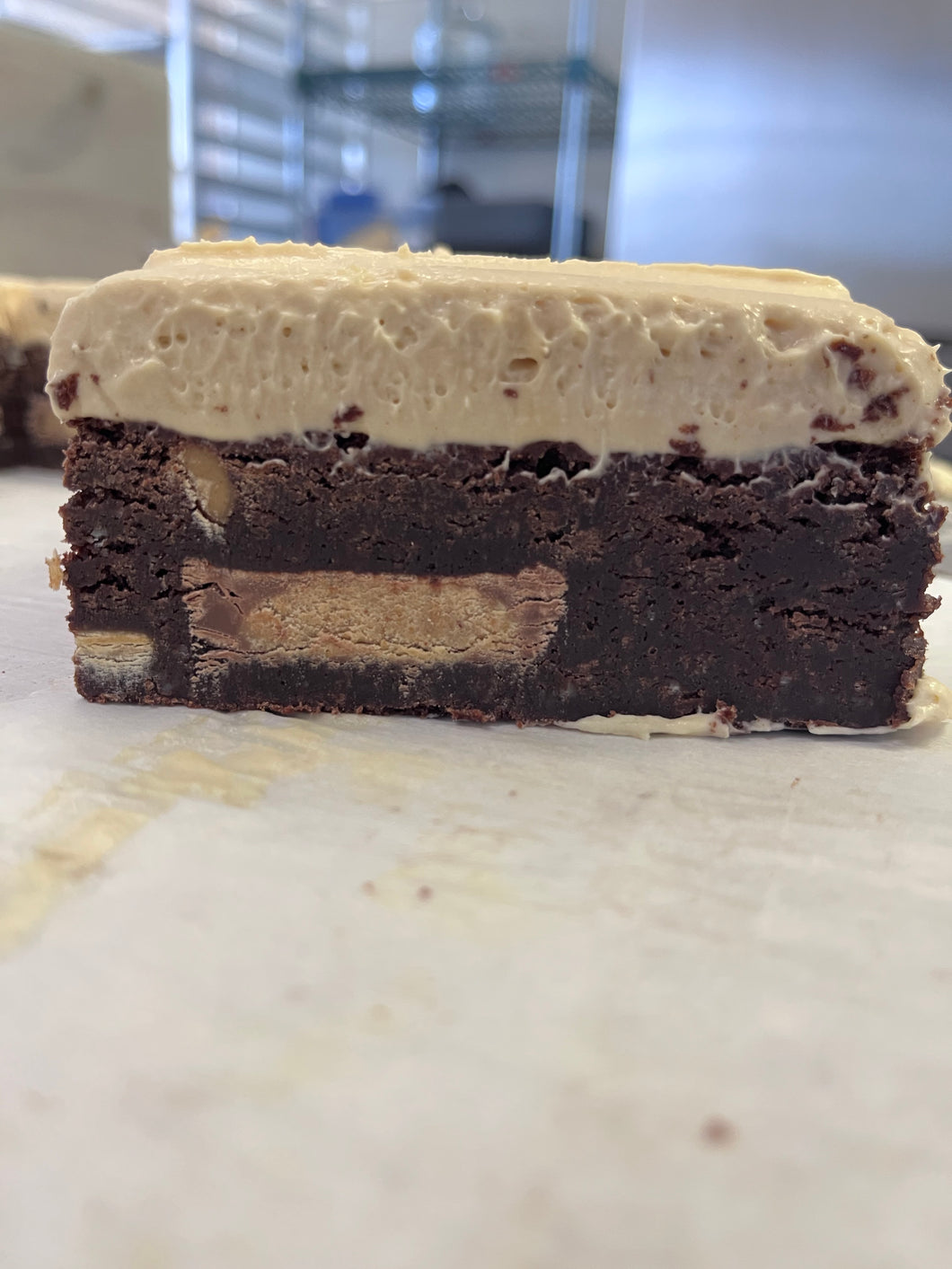 Peanut Butter Mousse Brownie